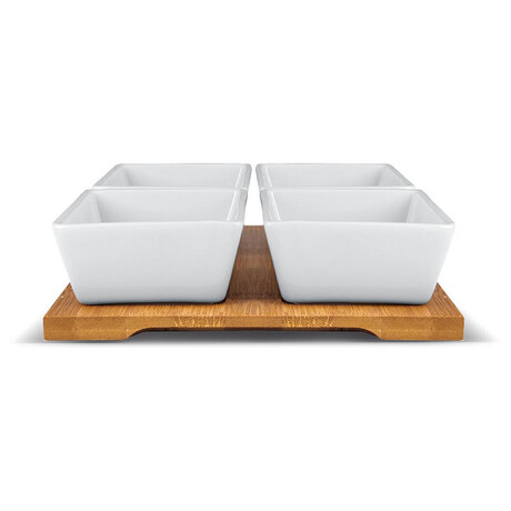 Servírovací misky LAMART BAMBOO LT9018 19X19, 4KS