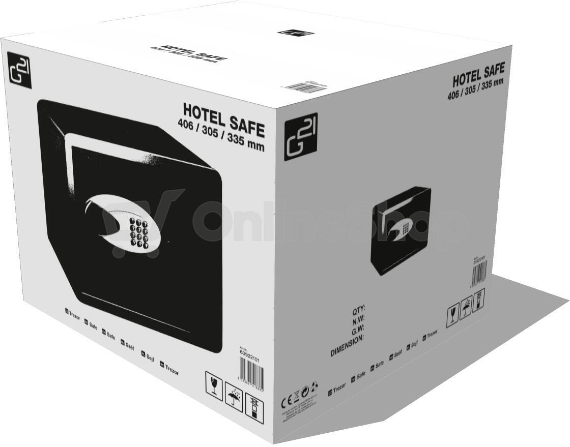 Hotelový trezor G21 406 x 305 x 335 mm