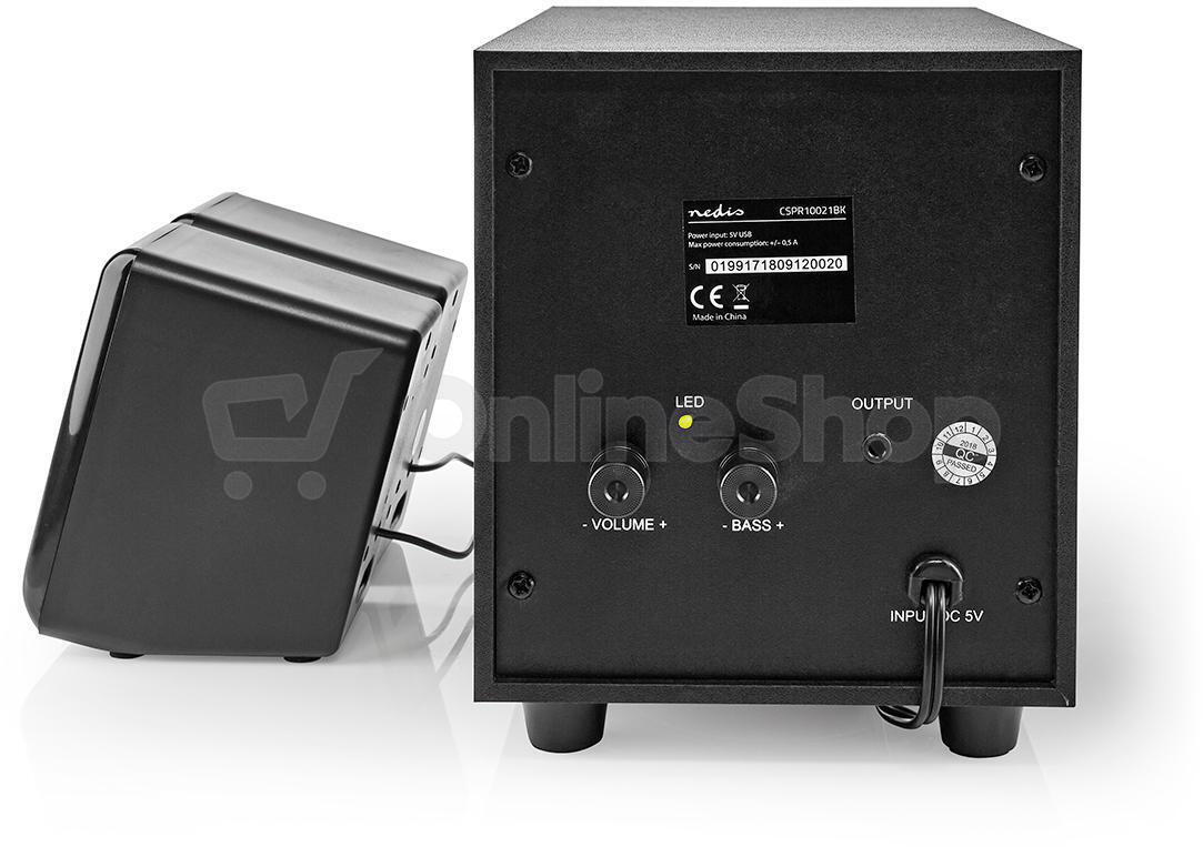 PC reprosoustava NEDIS CSPR10021BK