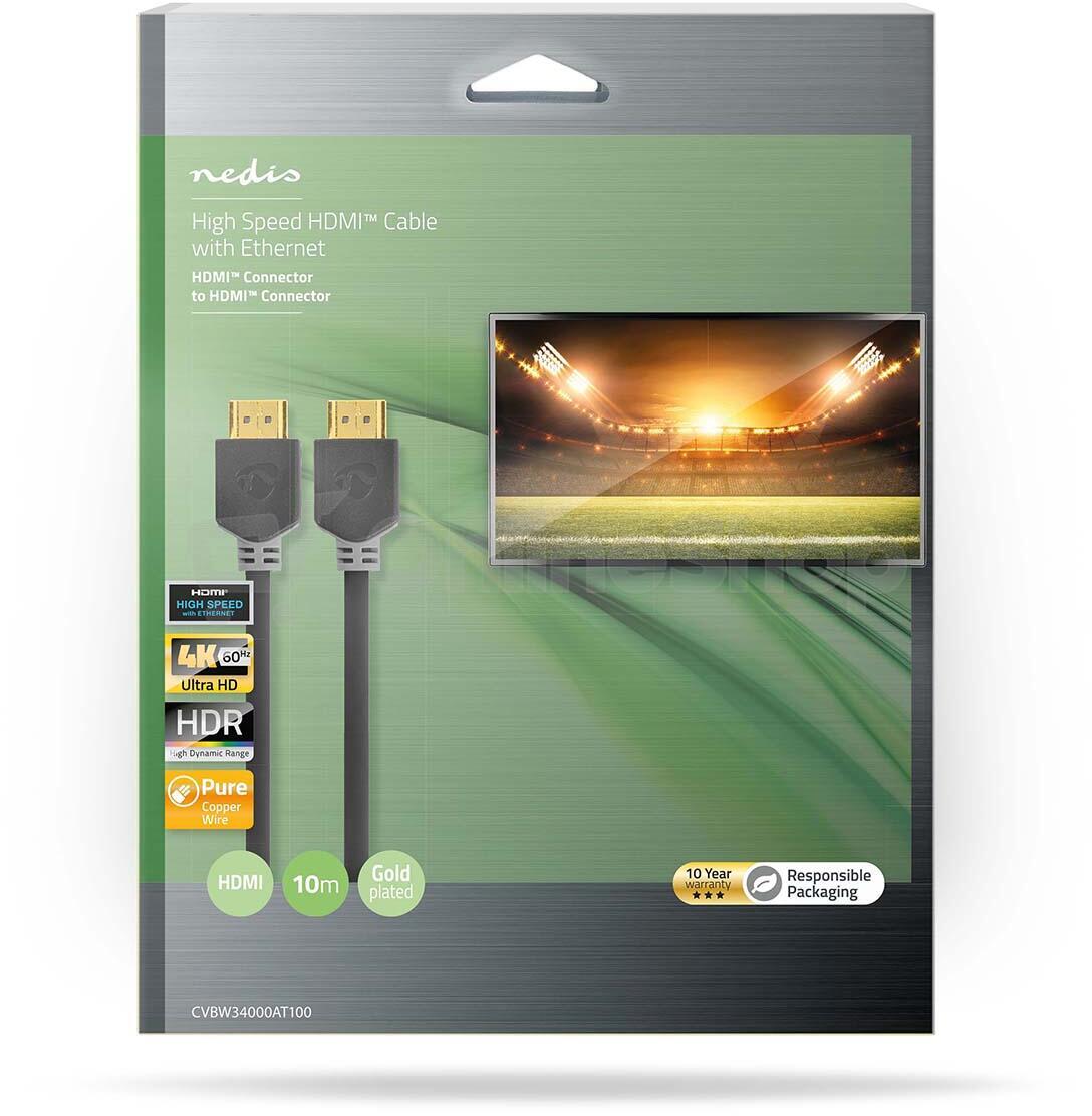 High Speed HDMI™ kabel s Ethernetem NEDIS CVBW34000AT100