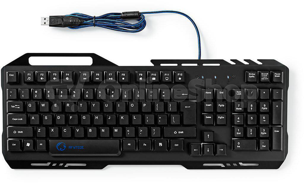 Wired Gaming Keyboard NEDIS GKBD200BKUS