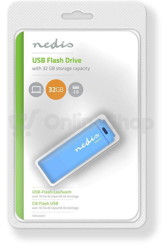 Jednotka Flash NEDIS FDRIU232BU