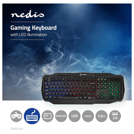 NEDIS GKBD100BKUS (foto 5)