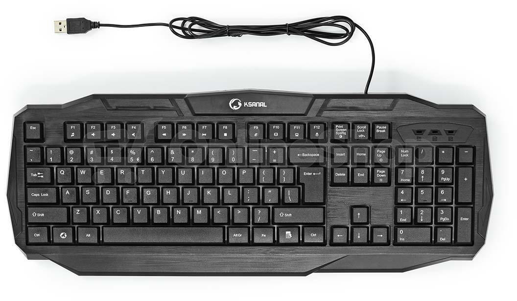 Wired Gaming Keyboard NEDIS GKBD100BKUS