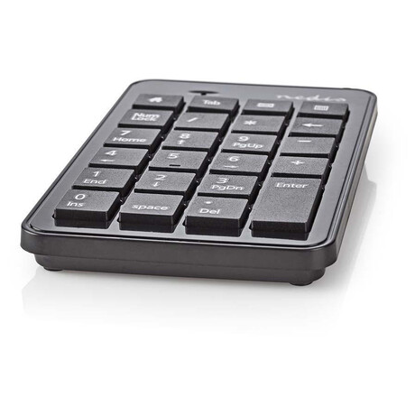 Wired Keyboard NEDIS KBNM100BK