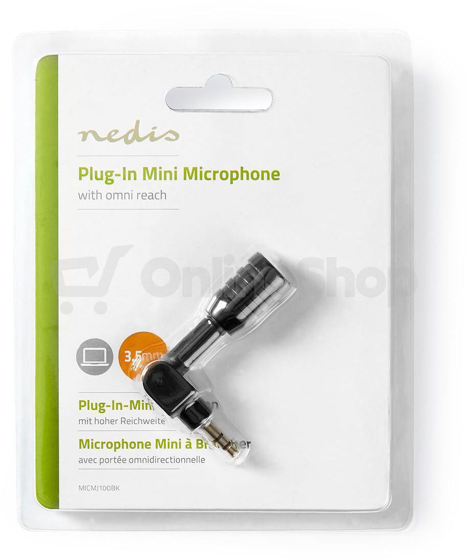 Mikrofon NEDIS MICMJ100BK
