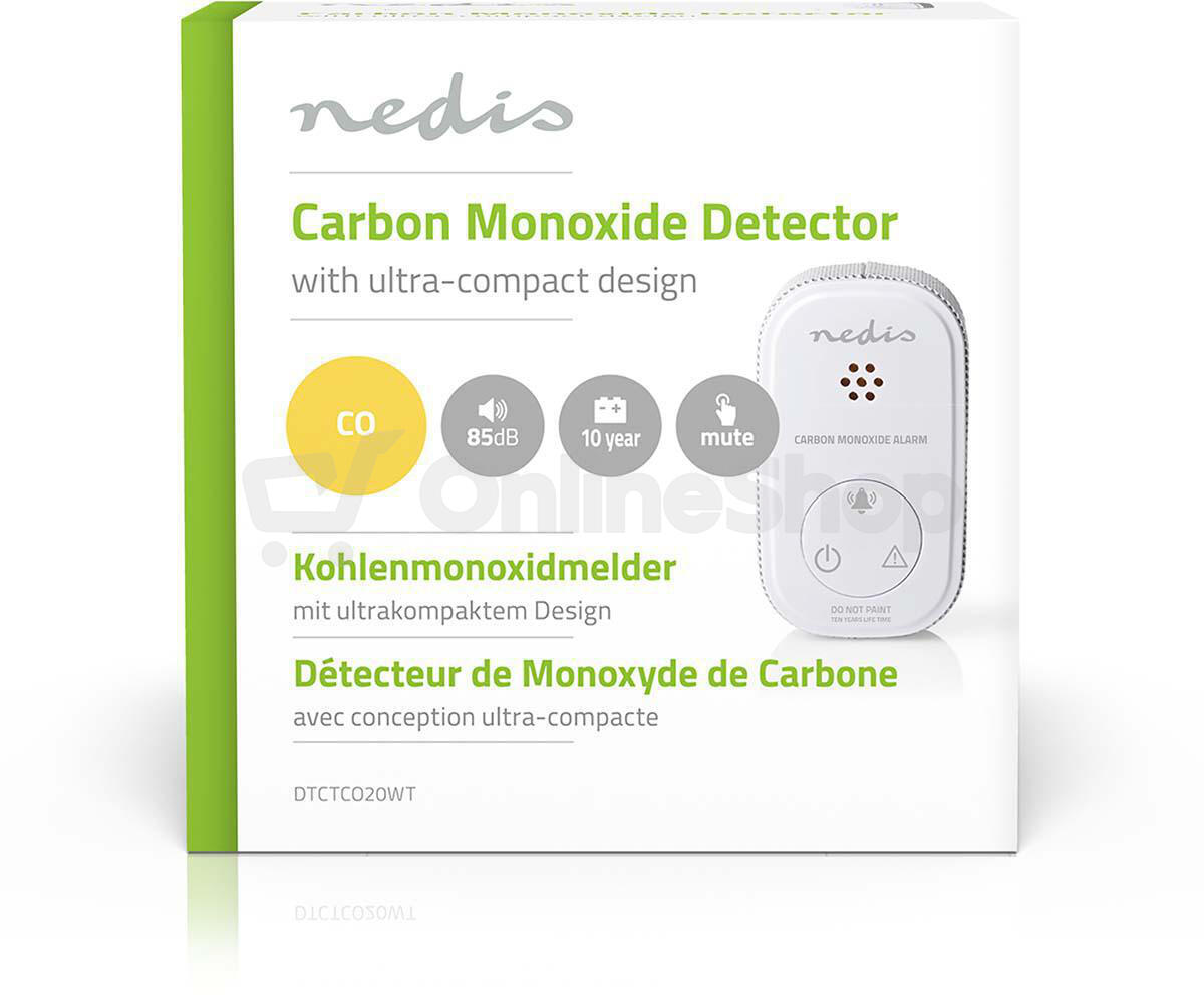 Detektor Oxidu Uhlenatého NEDIS DTCTCO20WT