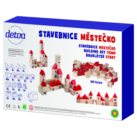 Devn stavebnice Detoa kostky 100 dlk