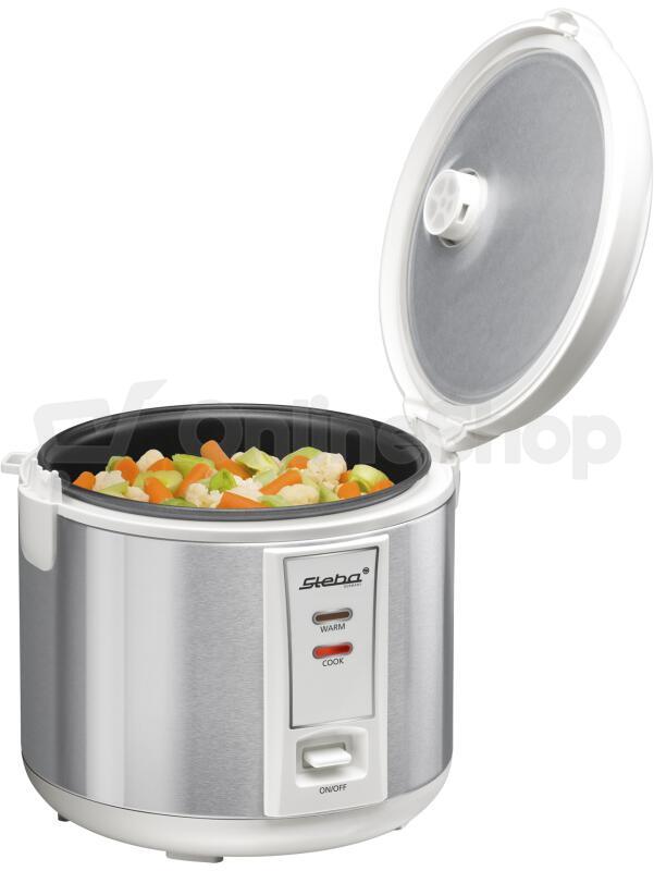 Steba RK 2 Cucina A Vapore - 3,5 Litri Con Inserti Per Verdure E Pesce - Acciaio Inox E Funzione Mantieni Caldo