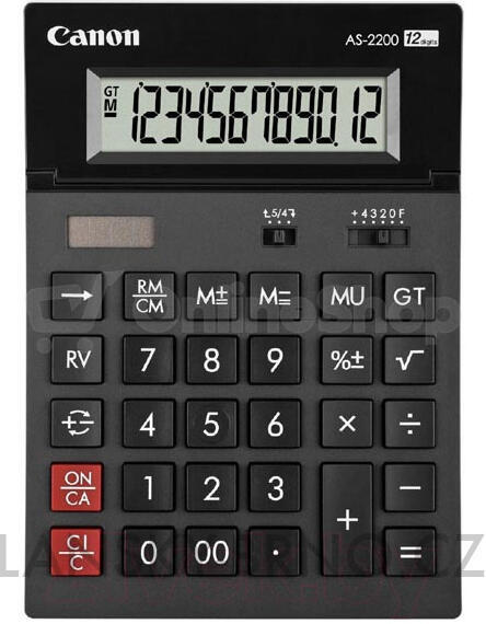 Kalkulačka Canon AS-2200 - šedá