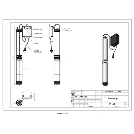 Hlubin erpadlo Elpumps BP 1/4