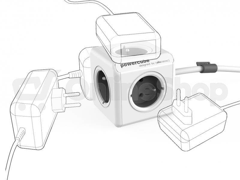 POWERCUBE Extended Grey 1,5m ALLOCACOC