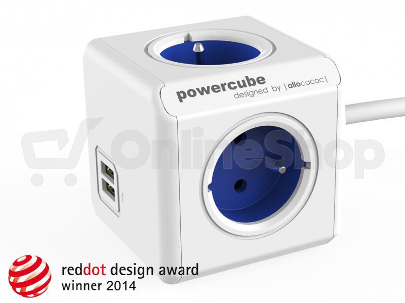 POWERCUBE Extended USB Blue 1,5m ALLOCACOC