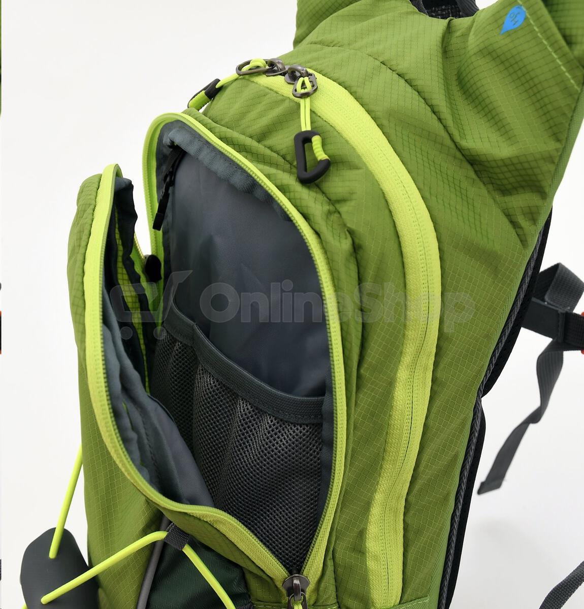 Batoh Cattara 10 l + 2 l pitný vak Green