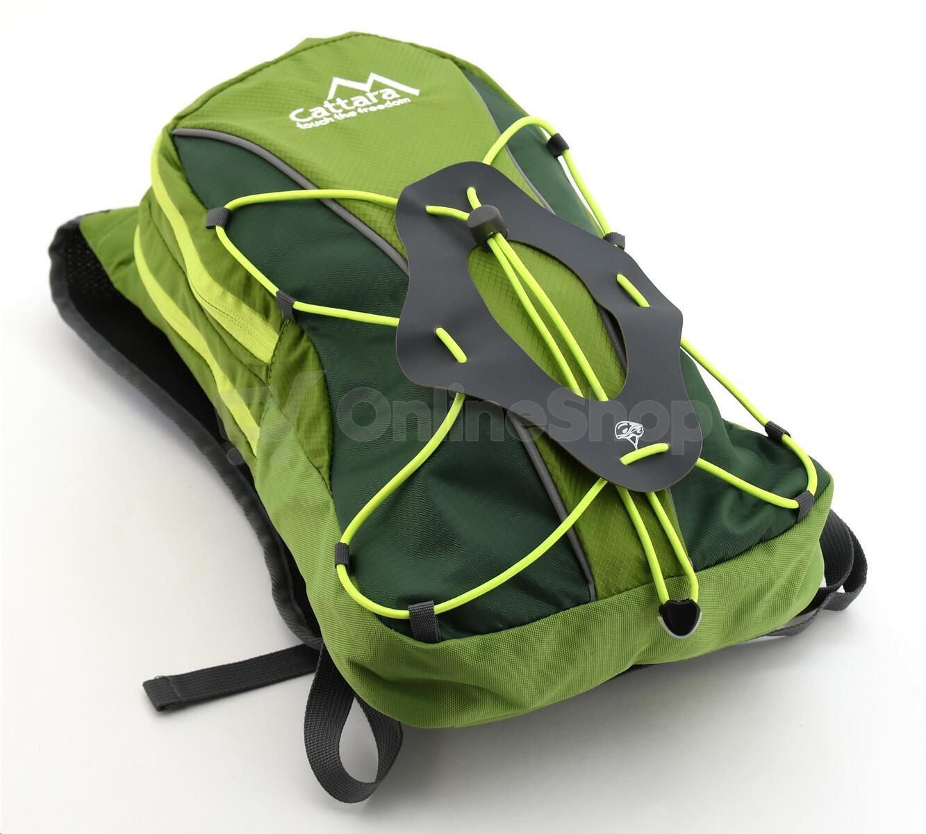 Batoh Cattara 10 l + 2 l pitný vak Green