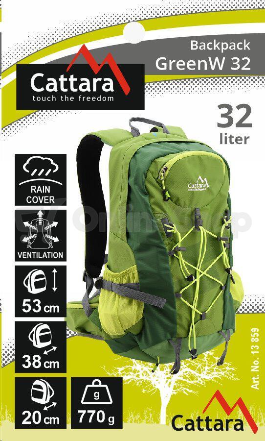 Batoh Cattara Green 32 l