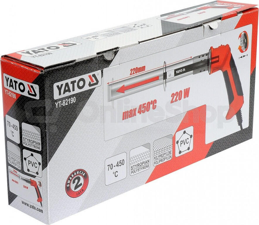 Nůž na řezání polystyrenu YATO YT-82190