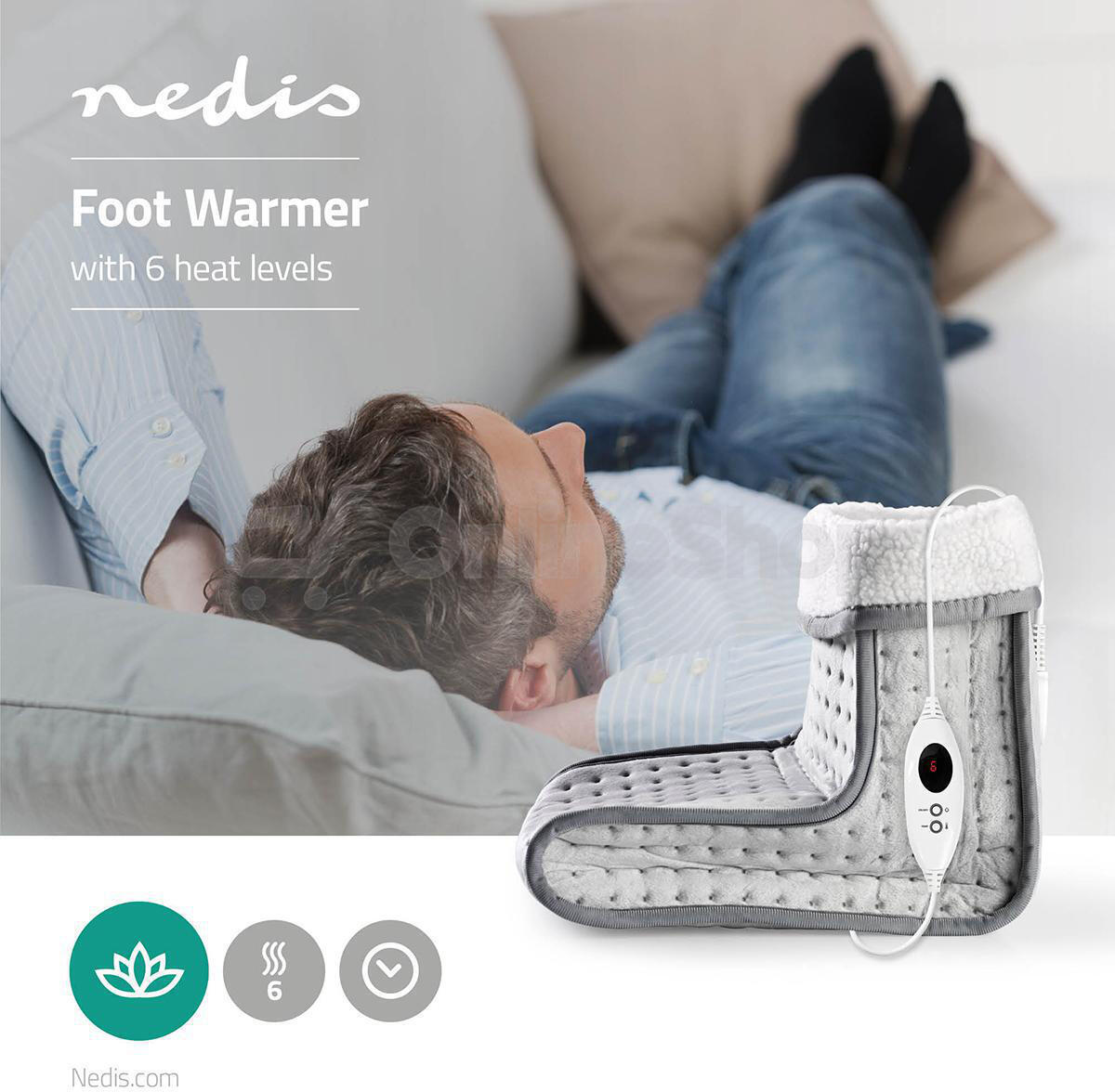 Vyhřívací bota NEDIS PEFW110CGY