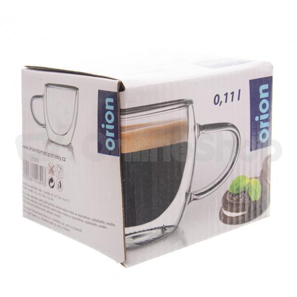 Dvoustěnný hrnek DOUBLE 0,11 l Orion