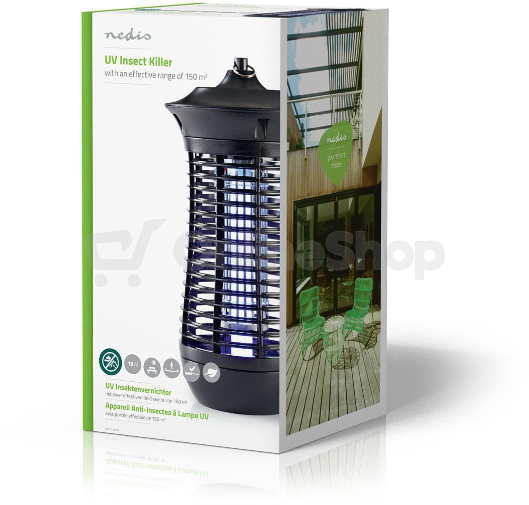 Elektrický Lapač Hmyzu NEDIS INKI110CBK18