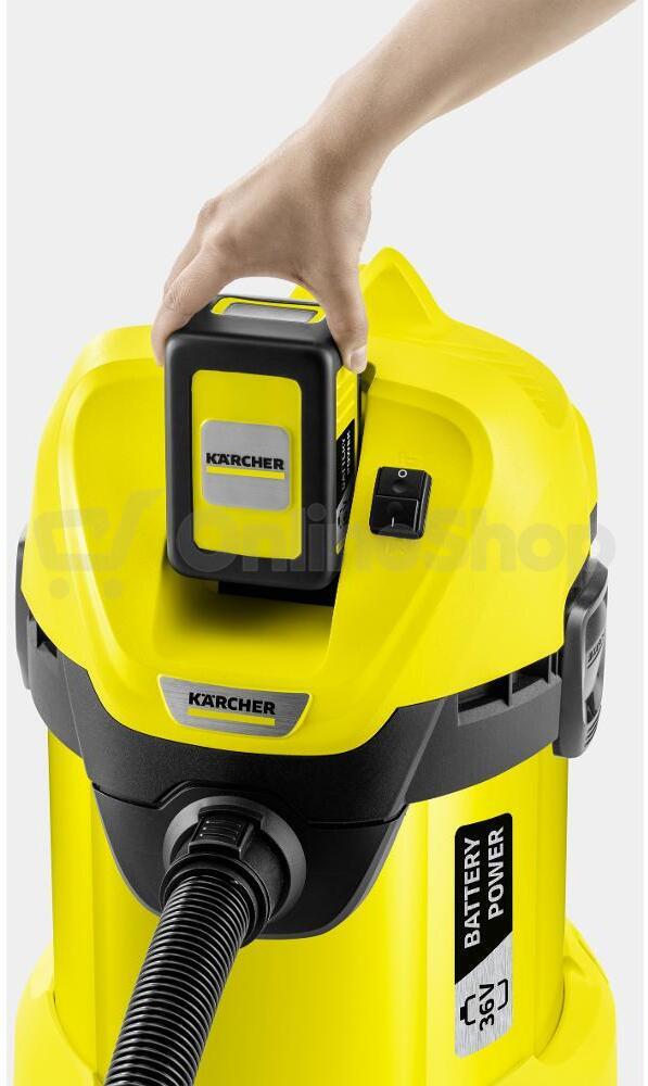 Průmyslový vysavač KÄRCHER WD 3 BATTERY 1.629-910.0