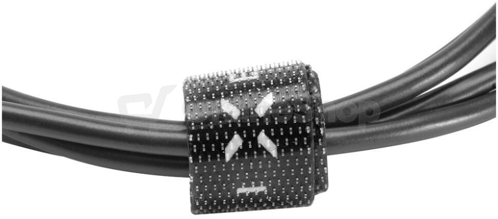 Datový a nabíjecí kabel FIXED s konektory USB/micro USB, 1 metr, černý