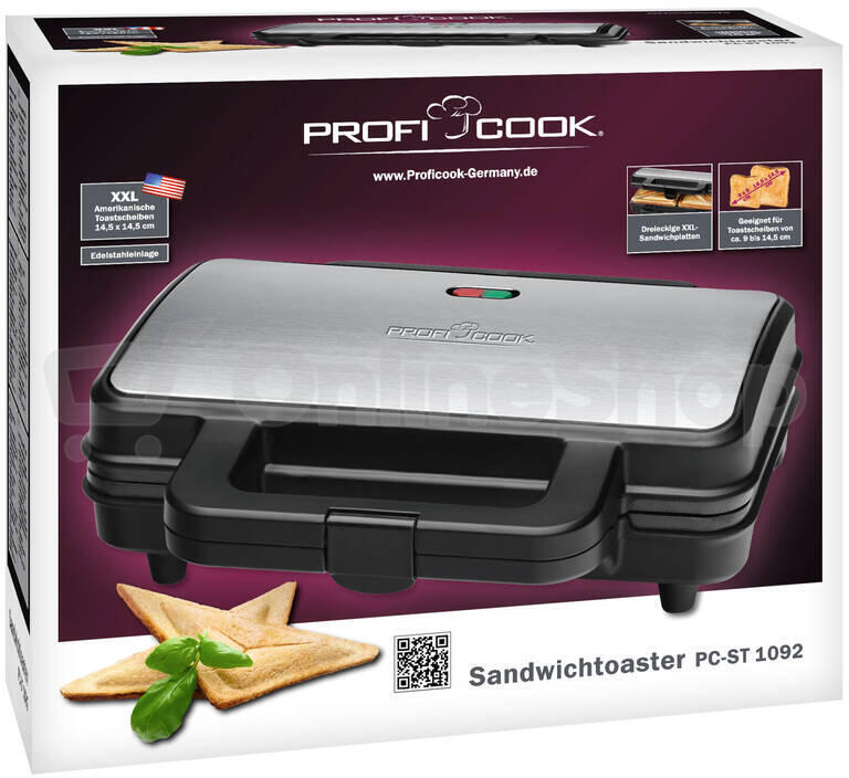 Sendvičovač XXL Proficook ST 1092