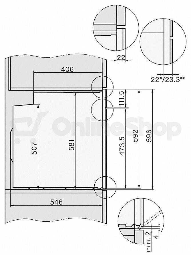 Vestavná pečicí trouba Miele H 7164 BP