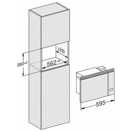 Miele H 2465 B + Indukn deska Miele KM 7361 FR + Mikrovlnn trouba Miele M 2230 SC (foto 19)