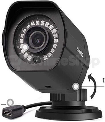 Kamerový systém ZMODO UMNP10070, ZS-2004-B-1TB - 8CH