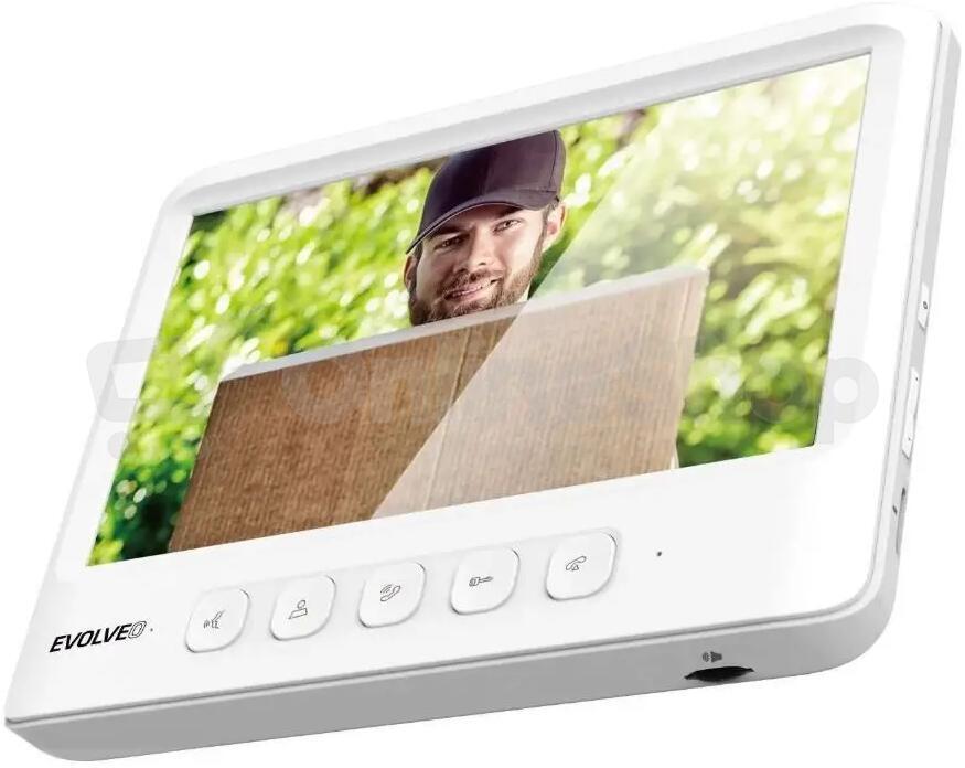 Set video dveřního telefonu EVOLVEO DoorPhone IK06 (DPIK06-W)