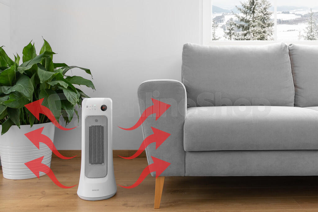 Keramické topidlo Sencor SFH 8019WH