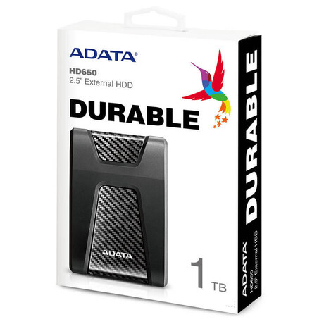 Externí disk ADATA HD650 (AHD650-1TU3-CBK), černý
