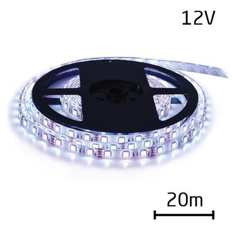 LED psek 12V 3528 120LED/m IP20 max. 9.6W/m bl studen GETI (foto 1)