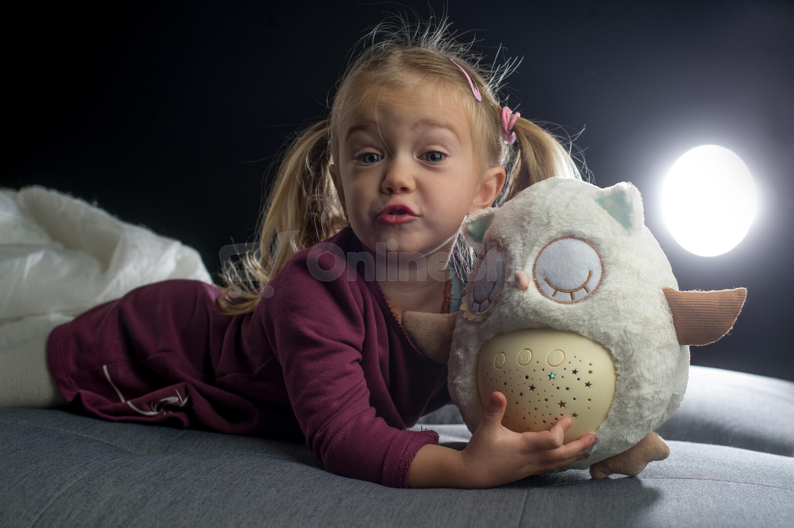 Sovička Usínáček Teddies se světlem se zvukem