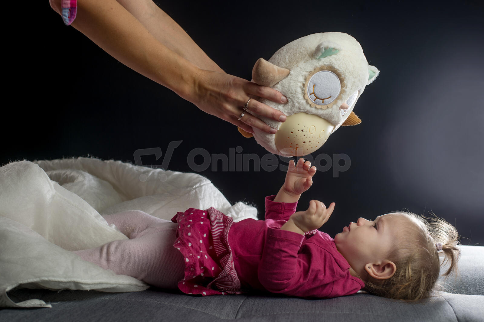 Sovička Usínáček Teddies se světlem se zvukem