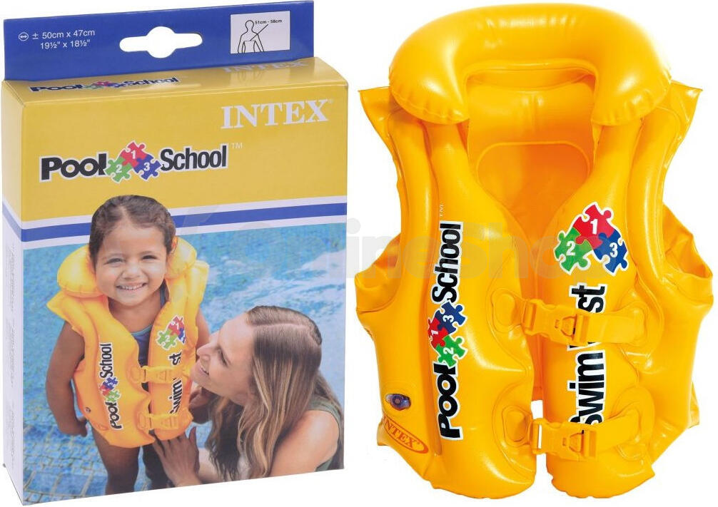 Dětská vesta INTEX YELLOW 50x47cm