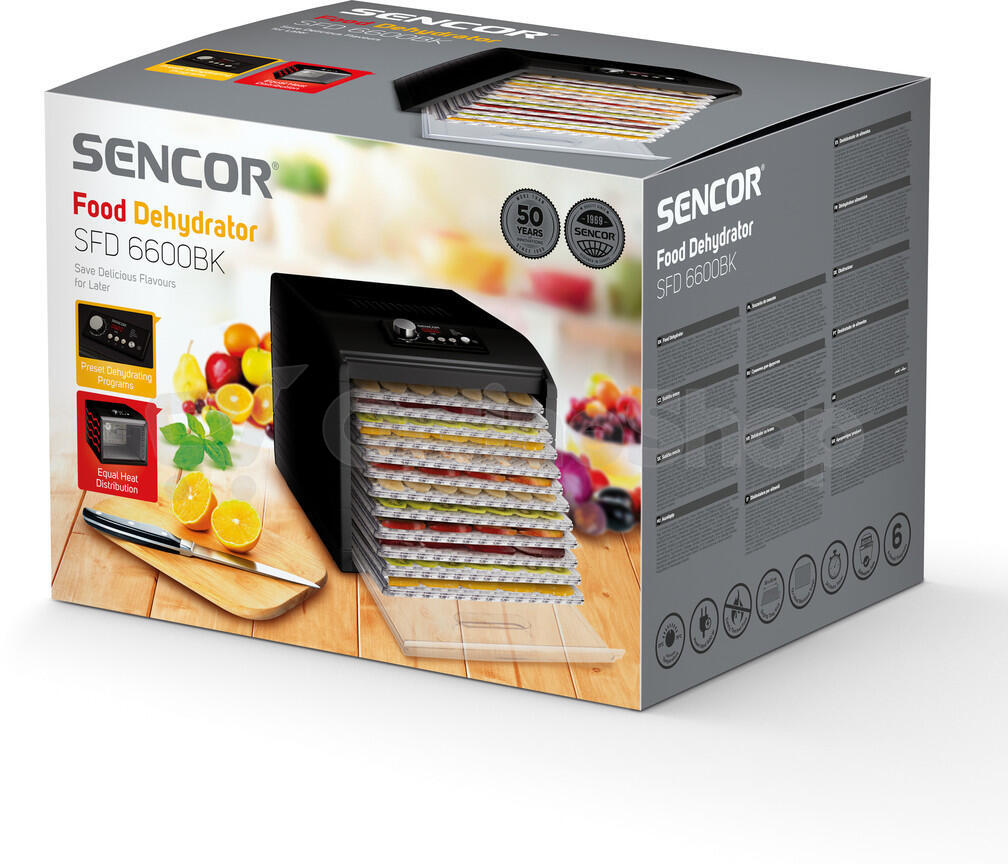 Sušička ovoce Sencor SFD 6600BK