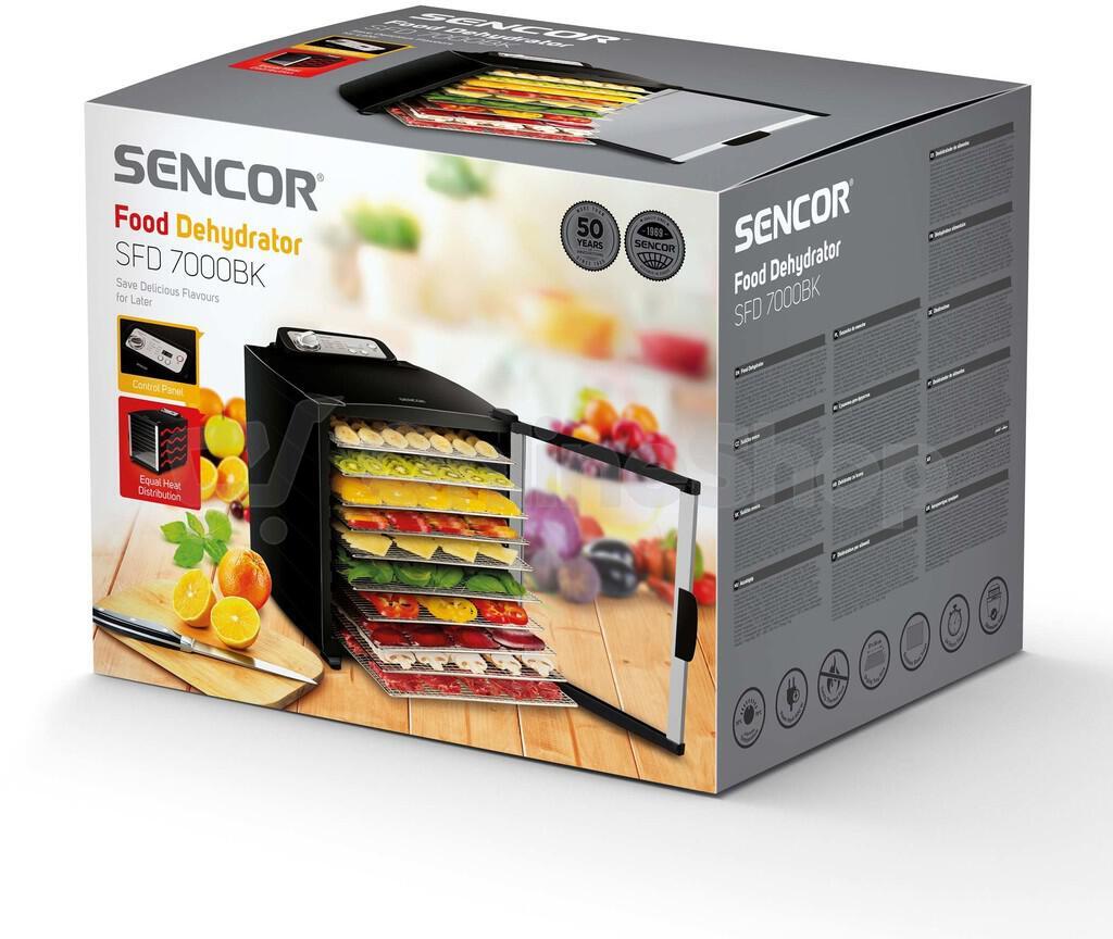 Sušička ovoce Sencor SFD 7000BK