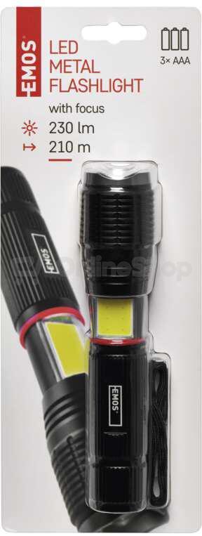 Emos LED svítilna P3111, 5W 230Lm +3W COB + magnet (1440813170)