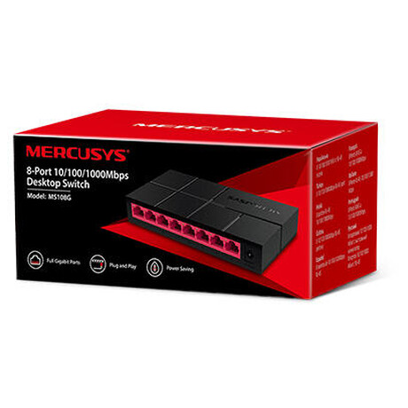 Mercusys MS108G (foto 1)