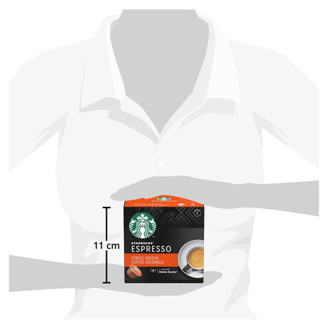 SET 3 ks Kvov kapsle STARBUCKS by Nescaf Dolce Gusto Medium Espresso Colombia, 12 ks