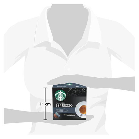 Kvov kapsle STARBUCKS by Nescaf Dolce Gusto Dark Espresso Roast, 12 ks