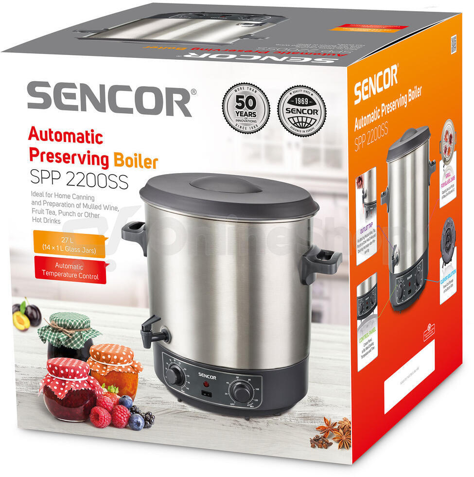 Zavařovací hrnec Sencor SPP 2200SS