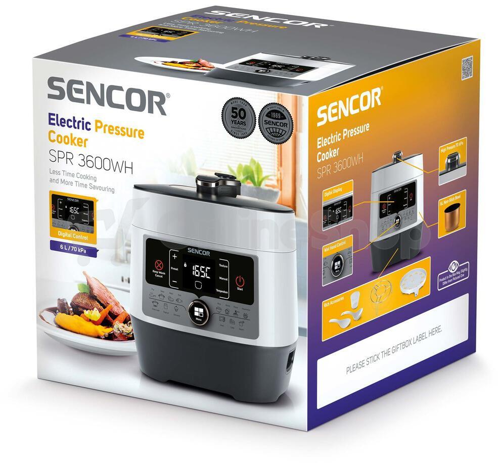 Elektrický tlakový hrnec Sencor SPR 3600WH