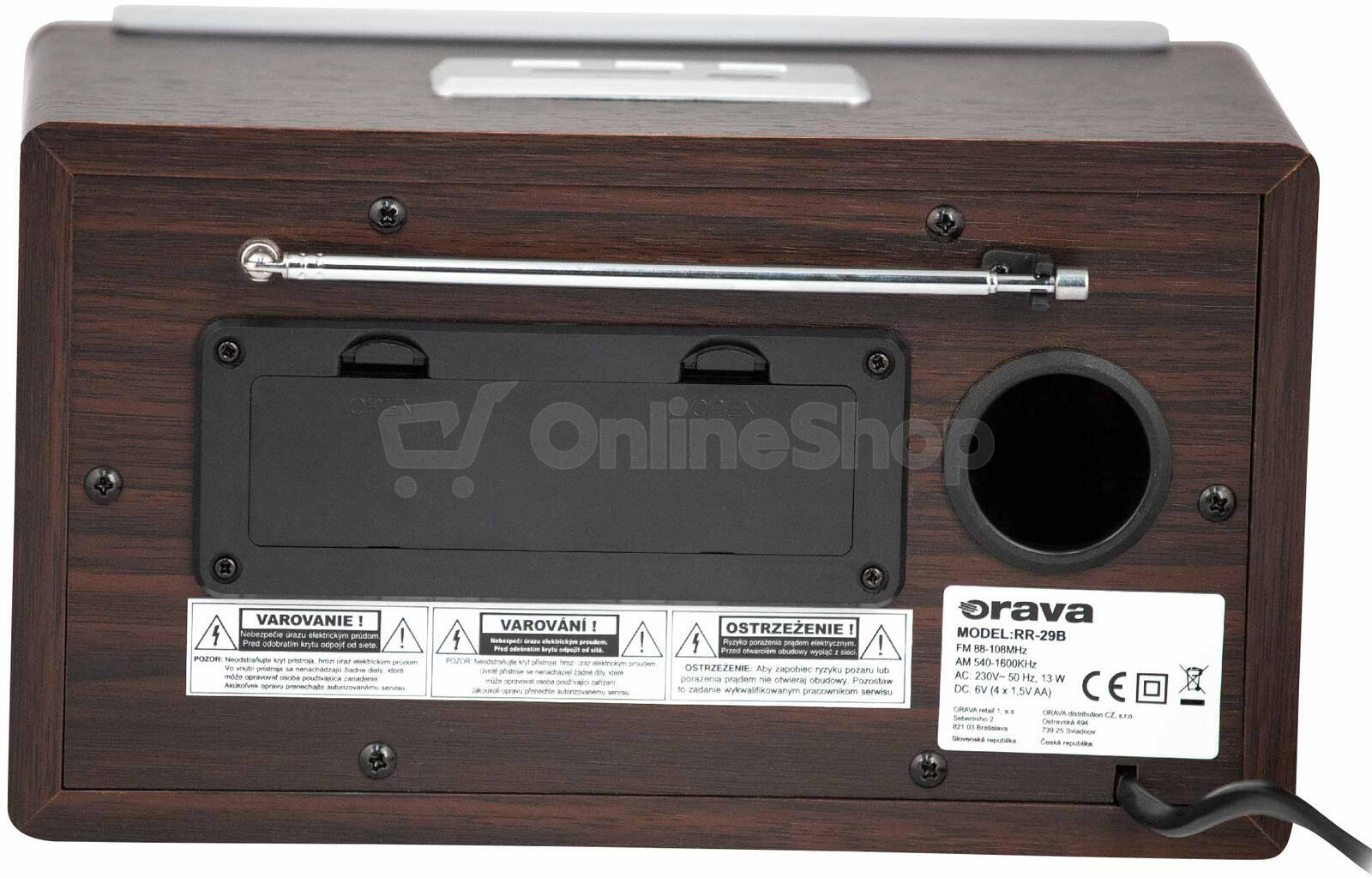 Retro rádio Orava RR-29 B