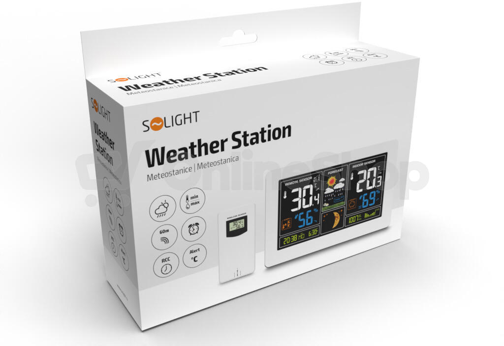 Meteostanice Solight TE81W, bílá