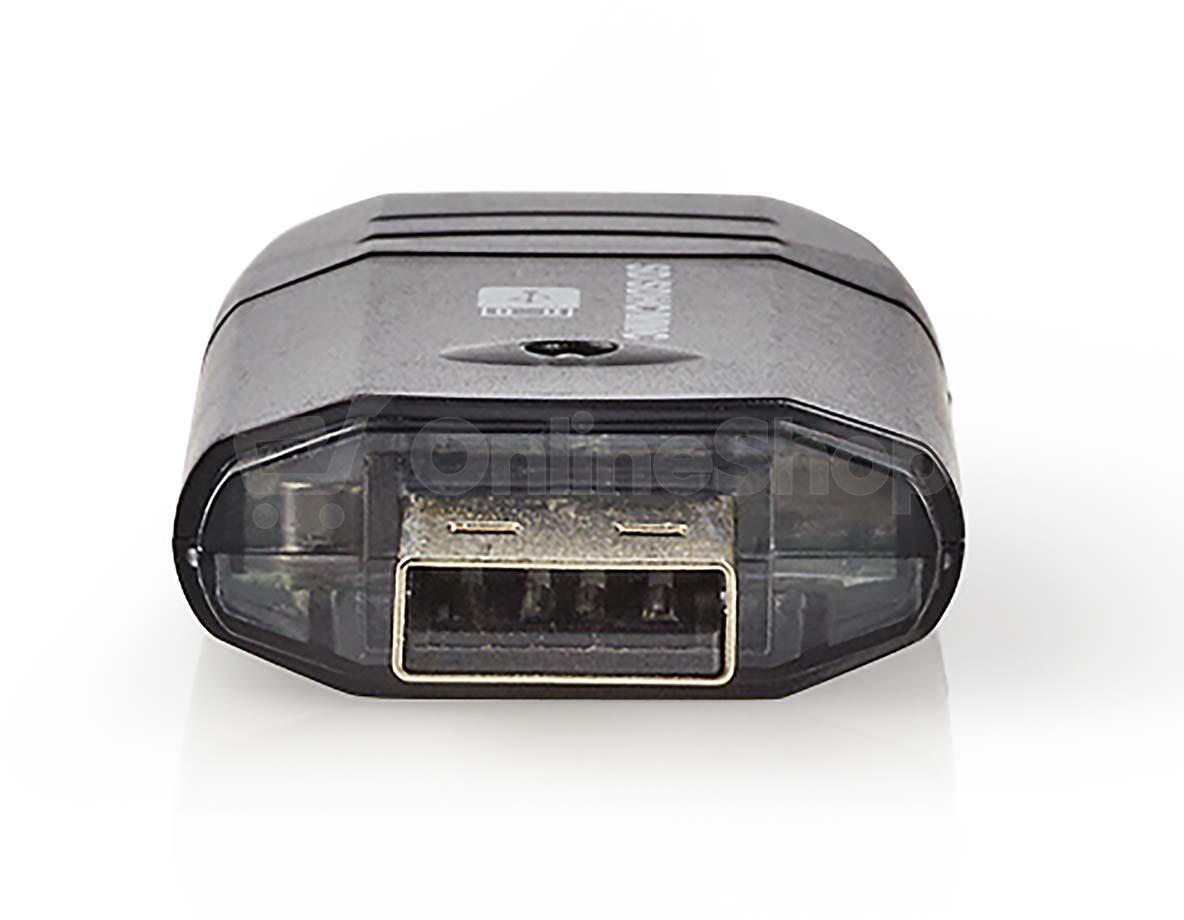 Nedis CRDRU2100BK - Čtečka Paměťových Karet / Multifunkční / USB 2.0