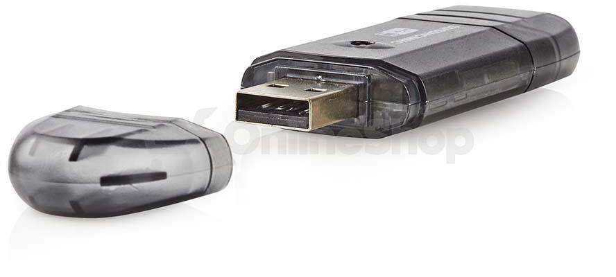 Nedis CRDRU2100BK - Čtečka Paměťových Karet / Multifunkční / USB 2.0