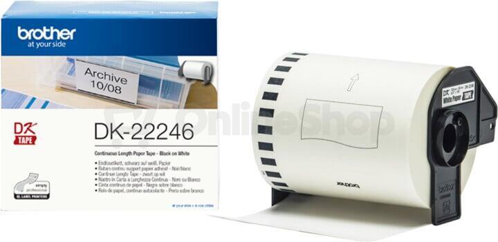 Brother DK-22246 ( černá na bílé, šířka 103 mm) (DK22246)